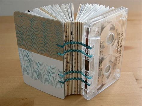 Cassette Tape Book Let The Wind Blow Bookbinding Diy Book