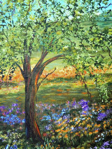 Serene Meadow Painting By Kathy Symonds Fine Art America