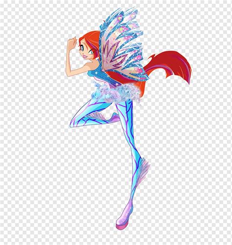 Bloom Tecna Sirenix Winx Club Season 5 Mythix 2d Vertebrate