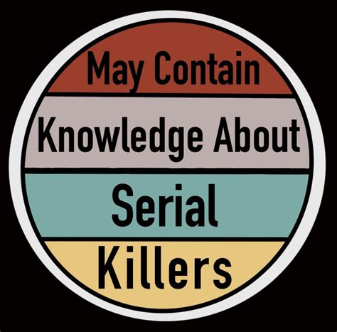Serial Killer Sticker Pack Etsy