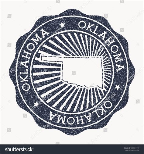 Oklahoma Stamp Travel Rubber Stamp Name Stock Vector Royalty Free