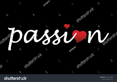 Passion Word Design Stock Vector Royalty Free 1155419464 Shutterstock