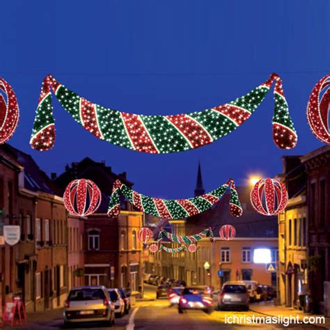 Check spelling or type a new query. Outdoor street central hanging LED Christmas decorations ...