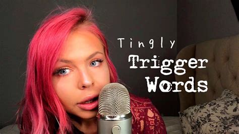Asmr Most Tingly Trigger Words Semi Inaudible Youtube