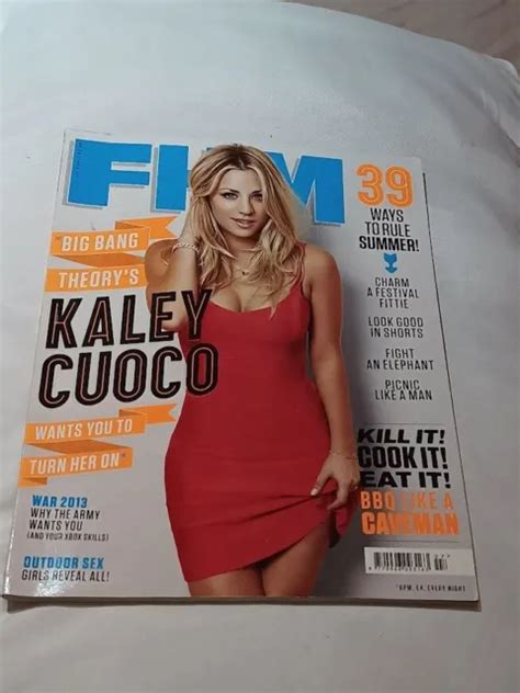 Kaley Cuoco In Fhm Magazine Uk Magazine July Magazine Photoshoot The