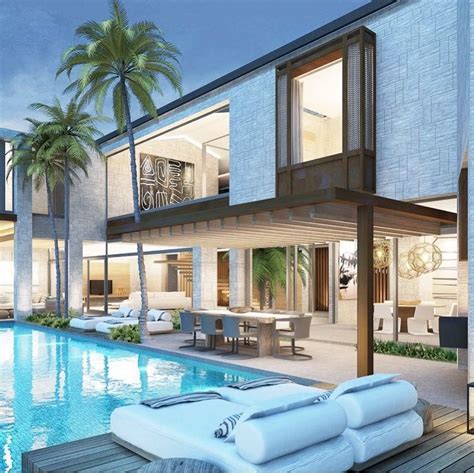 Pin By Sorella Paper Design On Backyard Pools ♡ Modern Villa Design