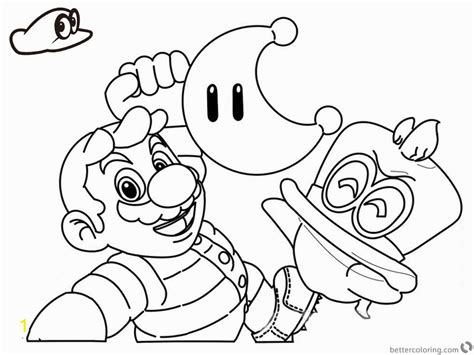 Printable super mario odyssey coloring pages. Coloring Pages Super Mario Odyssey