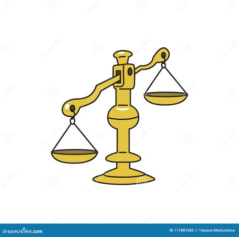 Old Fashioned Weighing Scales Measurement Symbol Metrics Icon