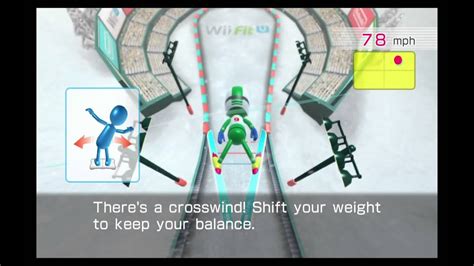 Wii Fit U Ski Jump Extra 701 Youtube