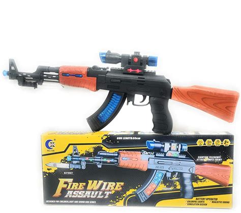 Buy Halo Nation Ak47 Flash Toy With Light And Sound Musical Ak 47