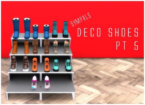Sims 4 Deco Shoes Cc
