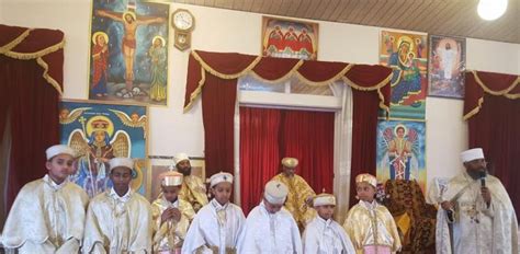 Us Center Of Mahibere Kidusan Ordains Deacons Ethiopian Orthodox