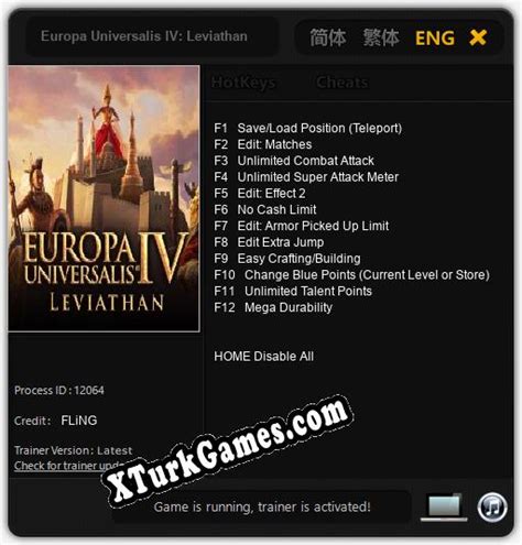 Europa Universalis Iv Leviathan Trainer V Xturkgames Com