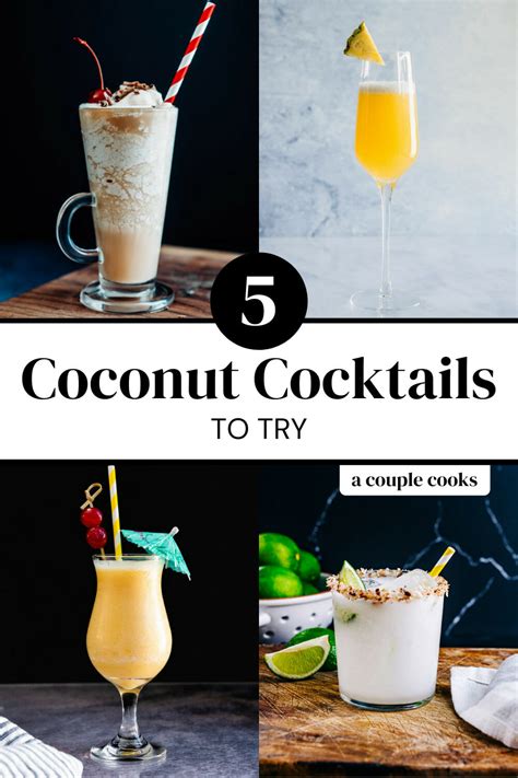 8 Popular Coconut Cocktails To Try A Couple Cooks