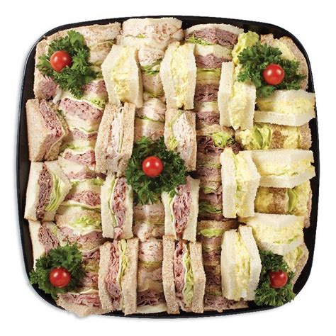 The Deluxe Sandwich Platter Sandwich Platters Individual Trays