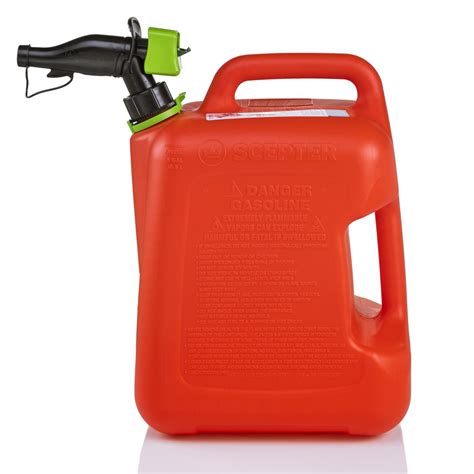 Scepter 5 Gallon Smartcontrol Gas Can With Rear Handle Fscg502 Red