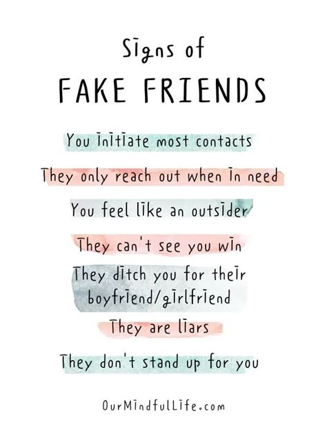 9 Signs Of Fake Friends How To Tell If You Should Cut Them Off