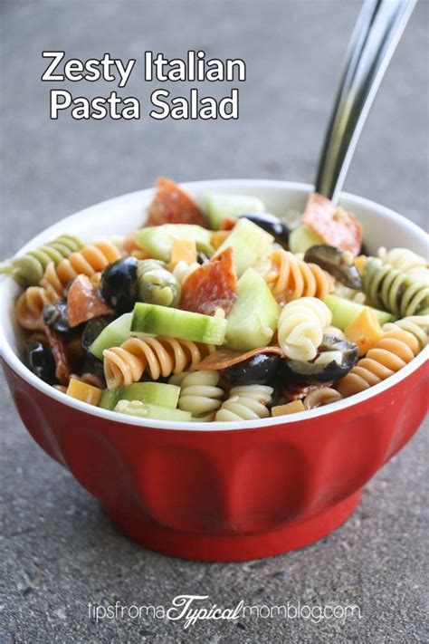 Easy Zesty Italian Pasta Salad Recipe Tips From A Typical Mom