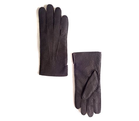 Alpamayo Peccary Leather Gloves Men Meraki