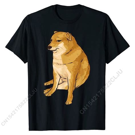 Cheems Dog Funny Shiba Inu Dank Meme T Shirt Tops And Tees Brand New