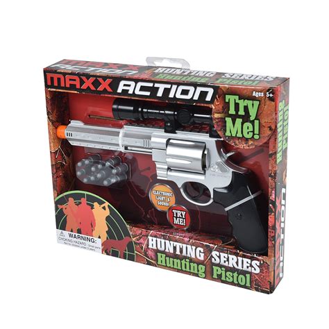 Maxx Action Hunting Series Toy Hunting Pistol With Removable Adjustable