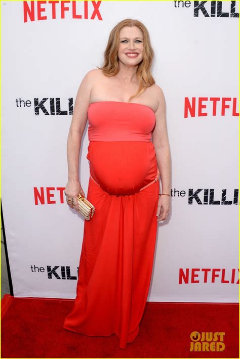 Pregnant Mireille Enos Shows Off Her Big Baby Bump At Season 4 Premiere