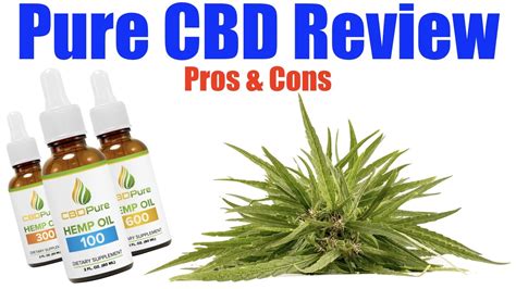Pure Cbd Review Pros And Cons Youtube