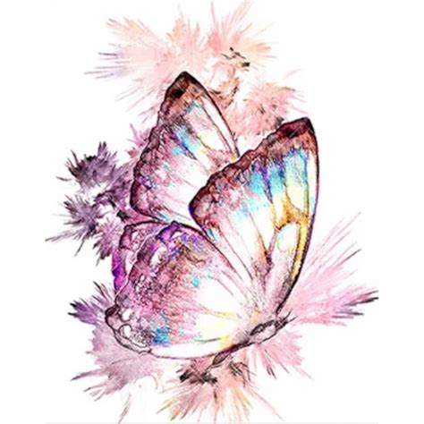 Animal Butterfly Abstract Painting