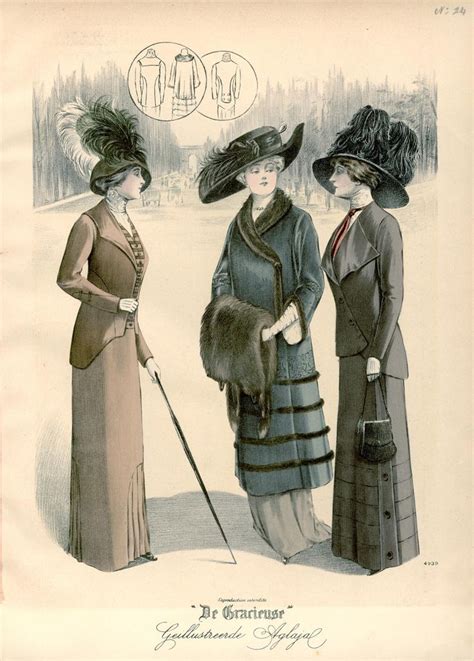 Fashion Plate De Gracieuse 1910 Musea