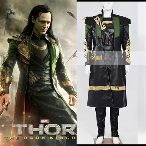 Buy Thor The Dark World Loki Cosplay Costume The
