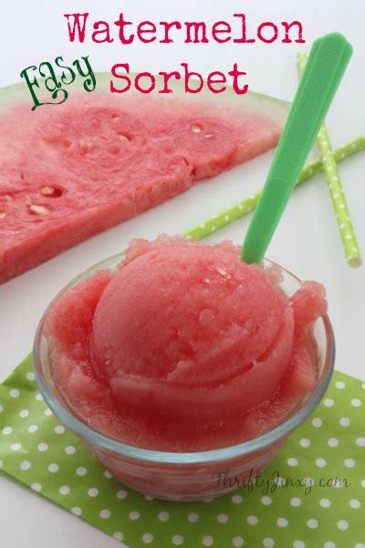 Spoonsfull Of Love Easy Watermelon Sorbet Recipe