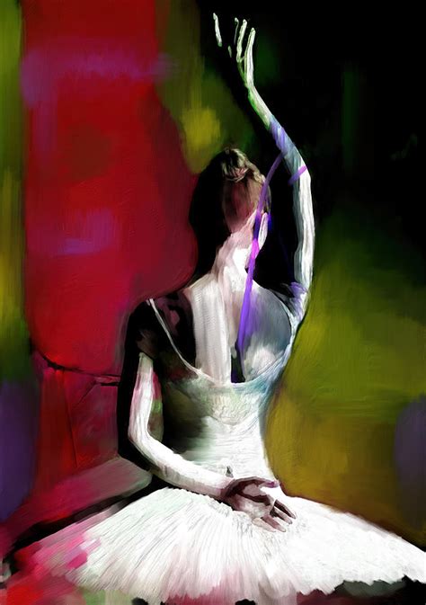 Ballerina Dance Art 45ep Painting By Gull G Pixels