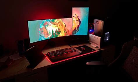 New Screen New Setup Just Got That New Msi Ultrawide And Decided To