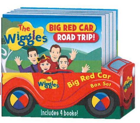 Wiggles Big Red Car Advetnures Shaped 4 Book Slipcase By Pty Ltd