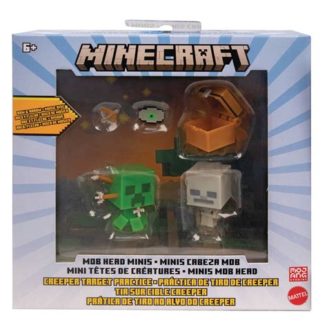 Aug229509 Minecraft Mob Head Minis M Pk Skeleton And Creeper Cs C