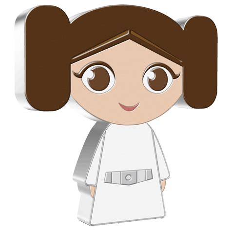 Cute Princess Leia Cartoon
