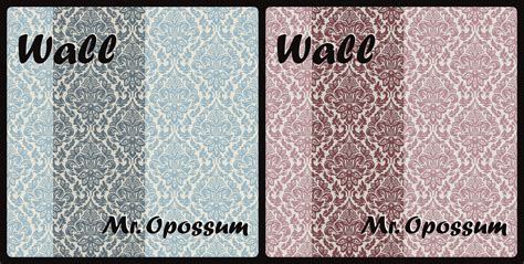 Mropossum Floral Damask Wall The Sims 4 Build Buy Curseforge