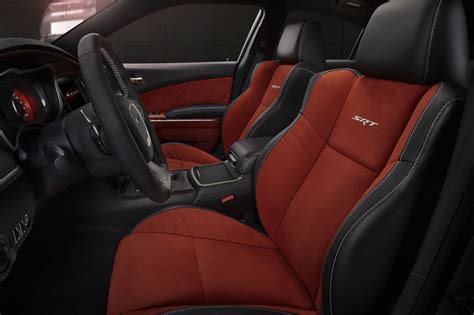 2015 Dodge Charger Srt Hellcat Shown In Ruby Red Alcantara Sued Autosca