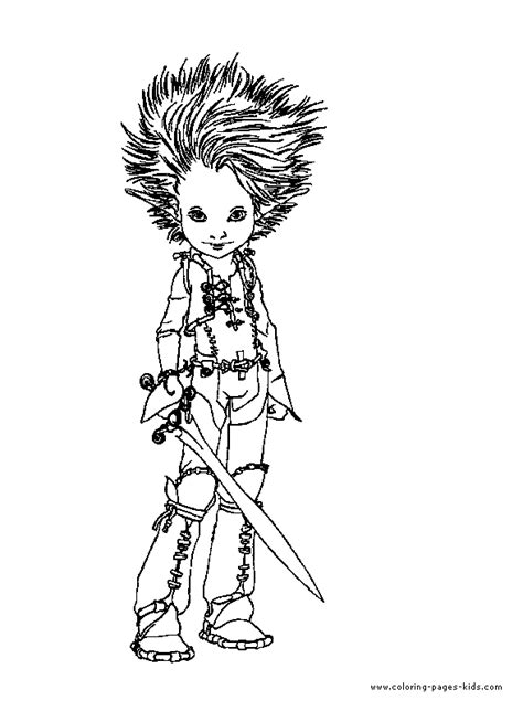 Arthur and the Minimoys color page - Coloring pages for kids - Cartoon