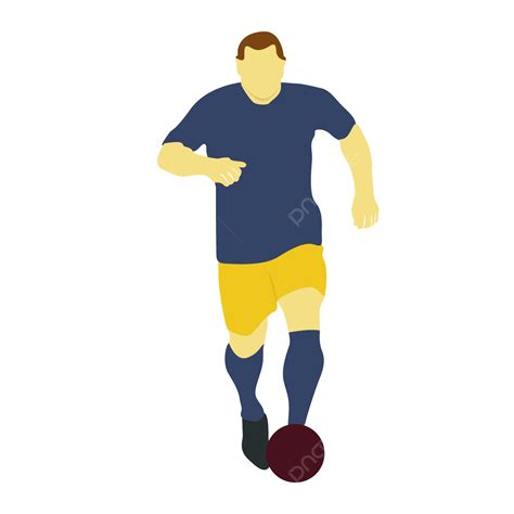 Soccer Player Flat Illustration Illustration Soccer Football Png And