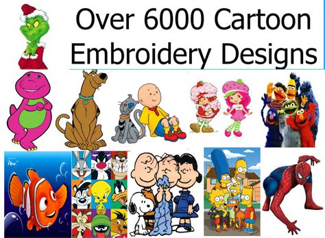 May or may not be useful one machine format to another machine. AMAZING Over 6000 Cartoon & Kids Embroidery Machine ...