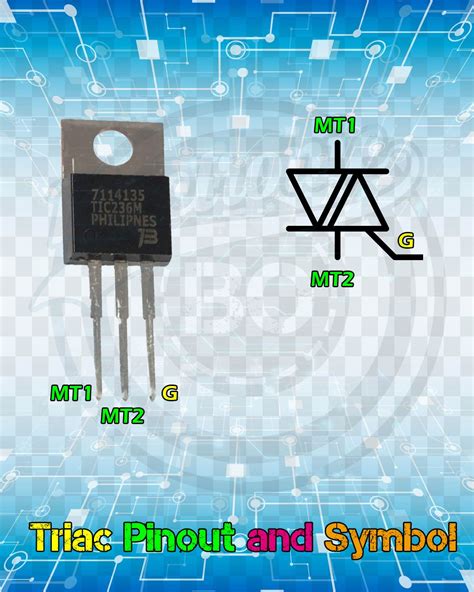 Triac Pinout And Symbol Electronics Projects Electronic Circuit