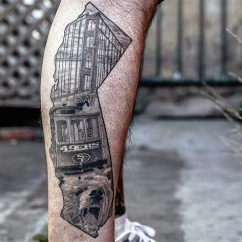 3991 17th st // san francisco. 50 San Francisco 49ers Tattoos For Men - Football Design Ideas
