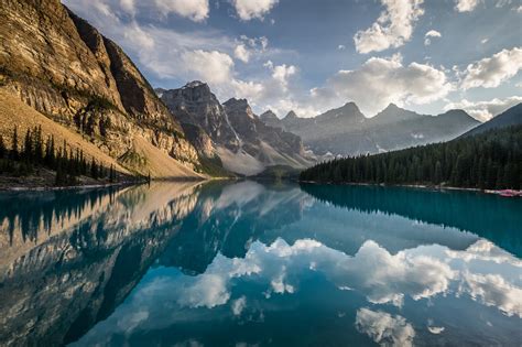 Moraine Lake At Sunset Is A Sight To Behold Banff Np Canada Zwz Picture