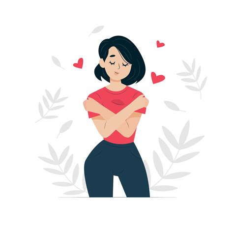Hug Yourself Vector Art Icons And Graphics For Free Download