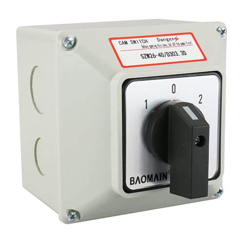 Buy Baomain Universal Rotary Changeover Switch Szw26 40d3033d With