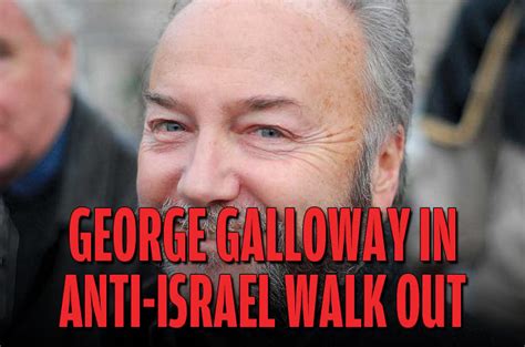 George Galloway In Anti Israel Walk Out