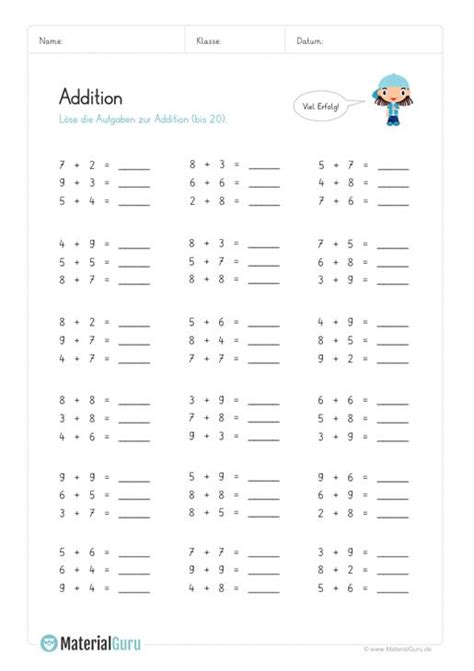 Arbeitsblätter schreibübungen im bereich alphabetisierung niveau a1 für erwachsene. Pin von MaterialGuru auf Mathe | Kopfrechnen üben ...