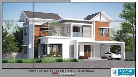 Kerala Home Designs Veedu Designs New Residence Project Livsmart