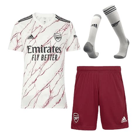 Arsenal Away Full Kit 202021 By Adidas Gogoalshop